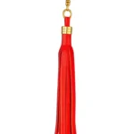 leather-fringe-red-metallic-gold-metal-lobster-by-chiardo Franjuri piele – Rosu