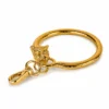 Bag Charm Holder Gold Tiger